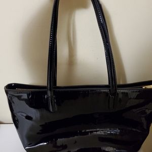 Black DKNY Patent Leather Purse